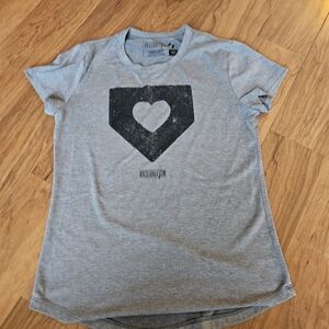 Gray Heart Kids T-Shirt